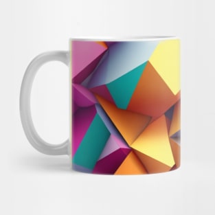 geometric colorful pattern Mug